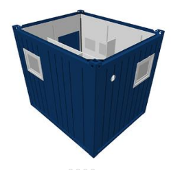 10' Herren WC Container