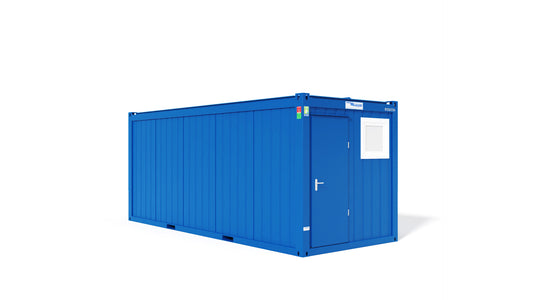 20' Fuß Bürocontainer mit Dusche und Toilette / "Bauleiter-Container"