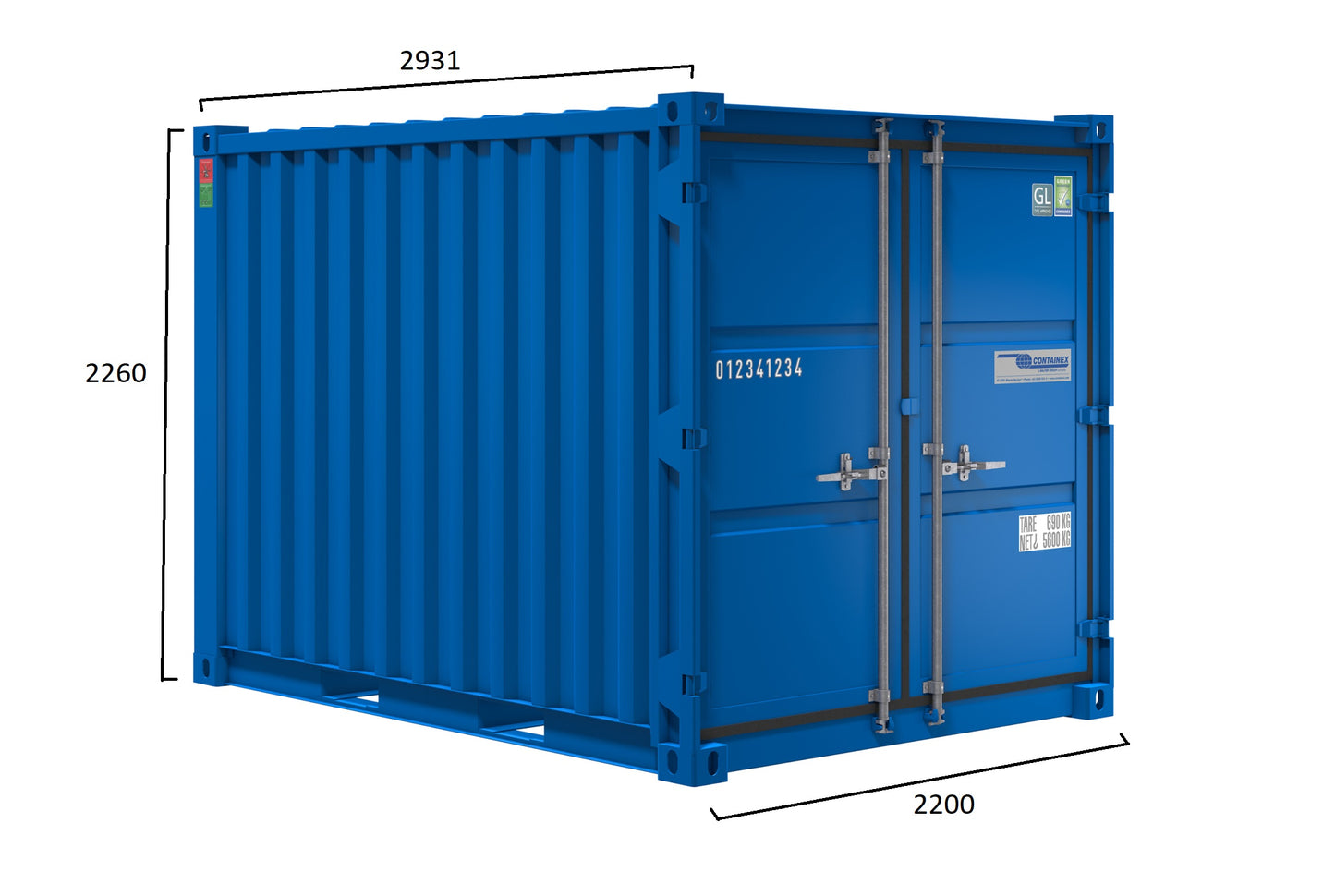 Storage container 9' foot 